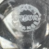 Saint Louis service Azur plain stamped decanter