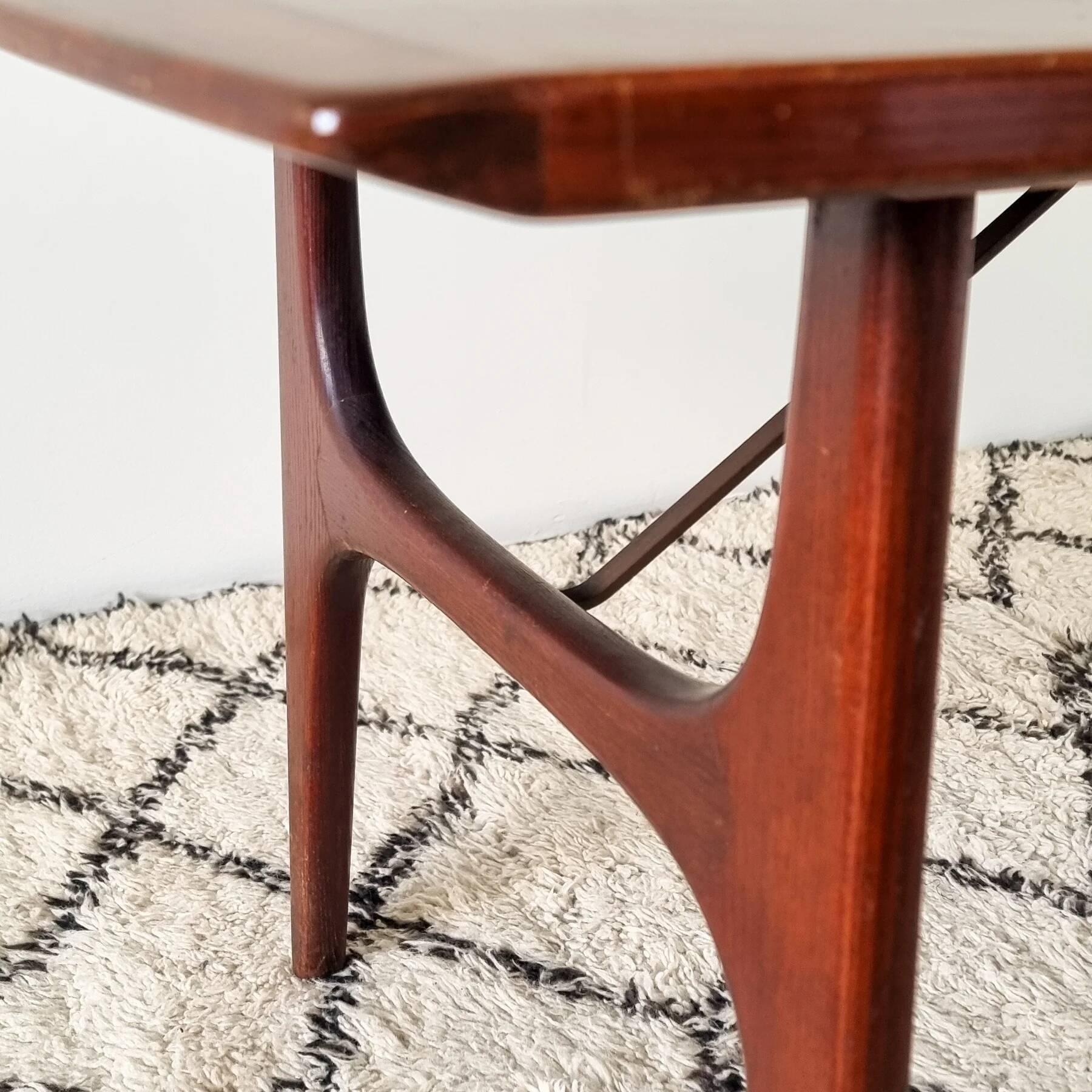 Table basse suédoise mid-century Westbergs Möbler, Tranås