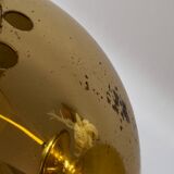 Set of three Vintage Golden Bell Scandi-Lamp Pendant Lamps 1960's Denmark