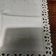 Old white cotton pillowcase 63 x 69 cm