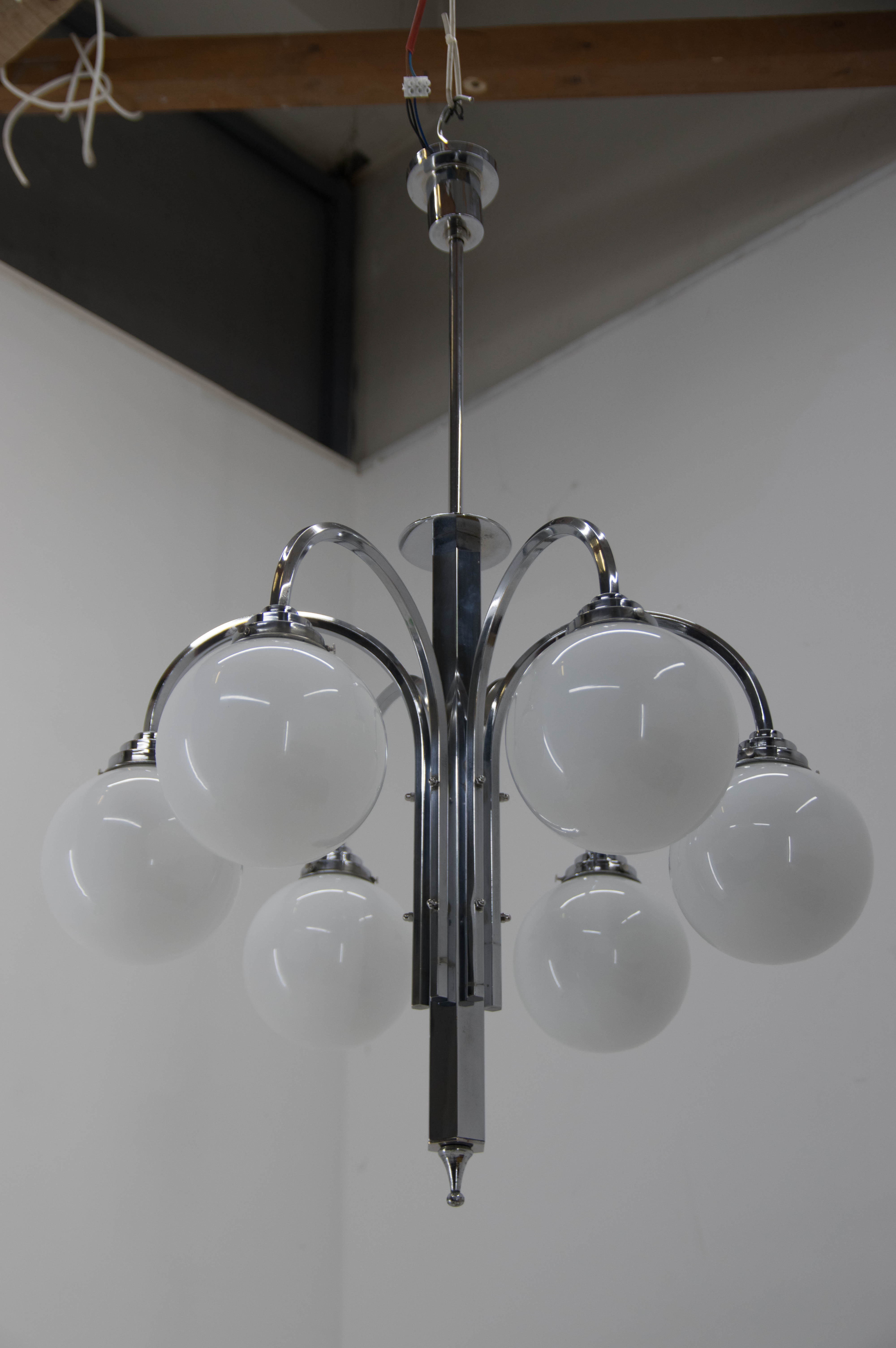 Art Deco Chandelier, France, 1930s