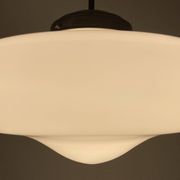 Suspension opale blanche par Gispen