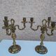 Pair of bronze candlesticks