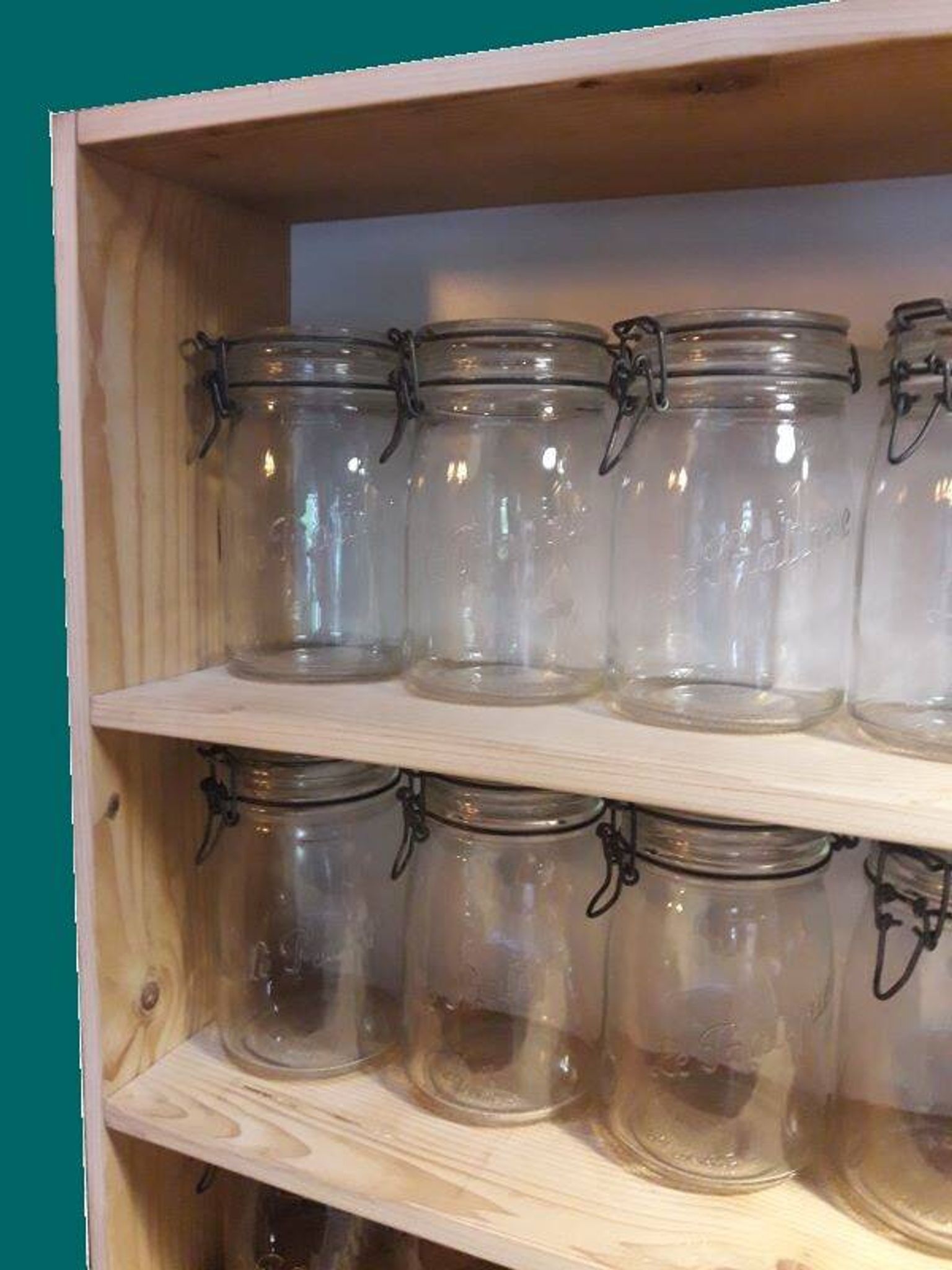 Spice shelves L1.6mxH79cm