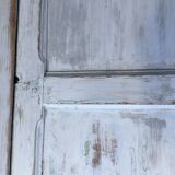 White patinated wardrobe