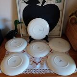 Gien dessert plates Danielle model