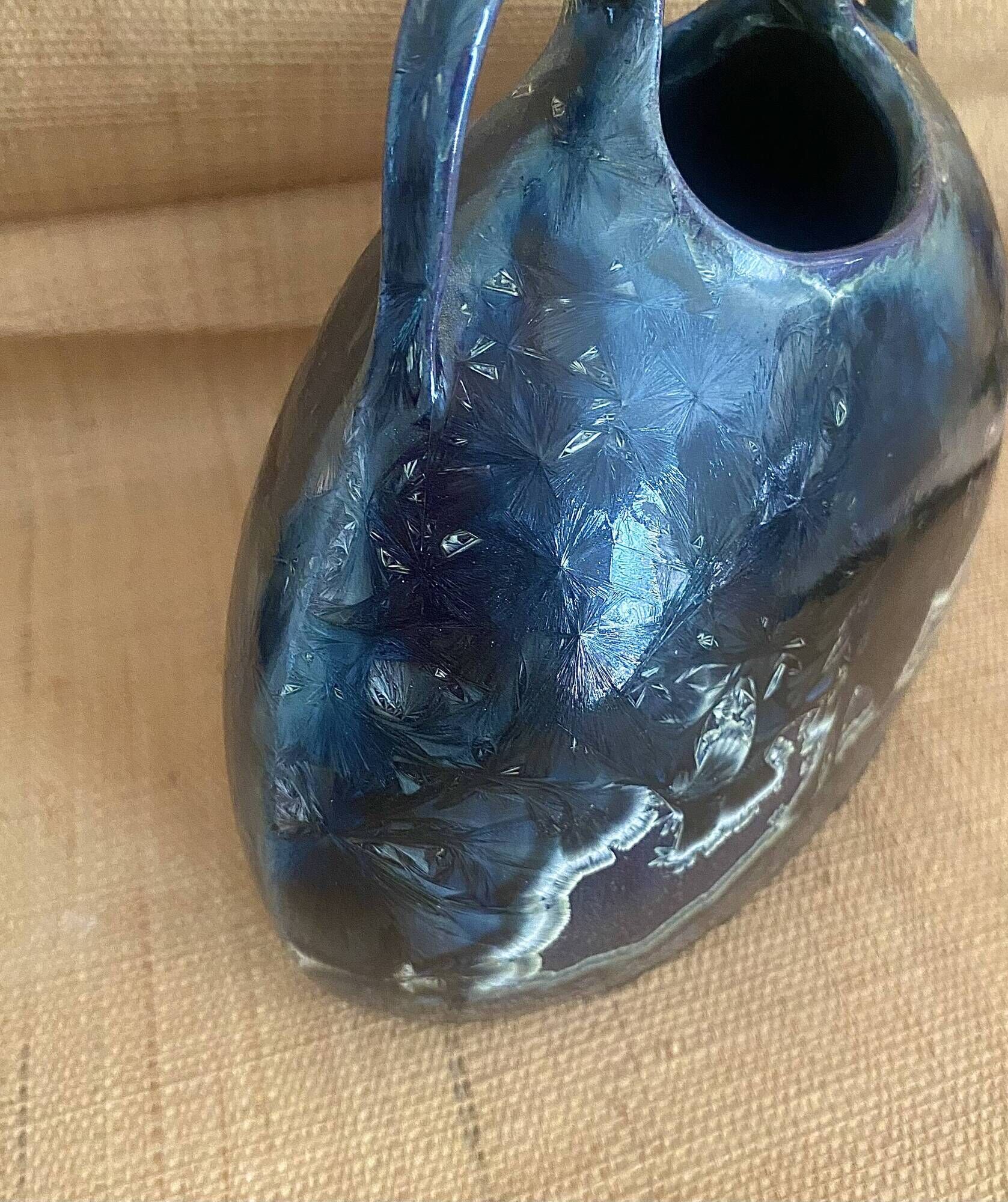 Vase with 2 handles, ceramic, 1979.