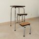Vintage formica stepladder stool from the 70s/80s