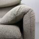 Vico Magistretti "Maralunga" 3-seater and footstool re-upholstered For Cassina