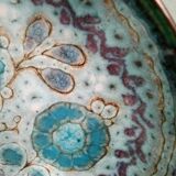 Dish from the 70s enamelled ceramic