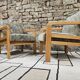 Paire de fauteuil chauffeuse 1970 vintage