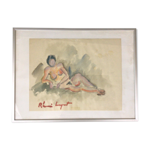 Aquarelle « femme nue »