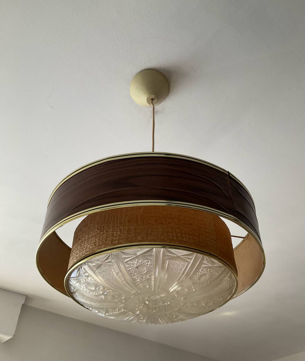 Vintage pendant light from the 60s