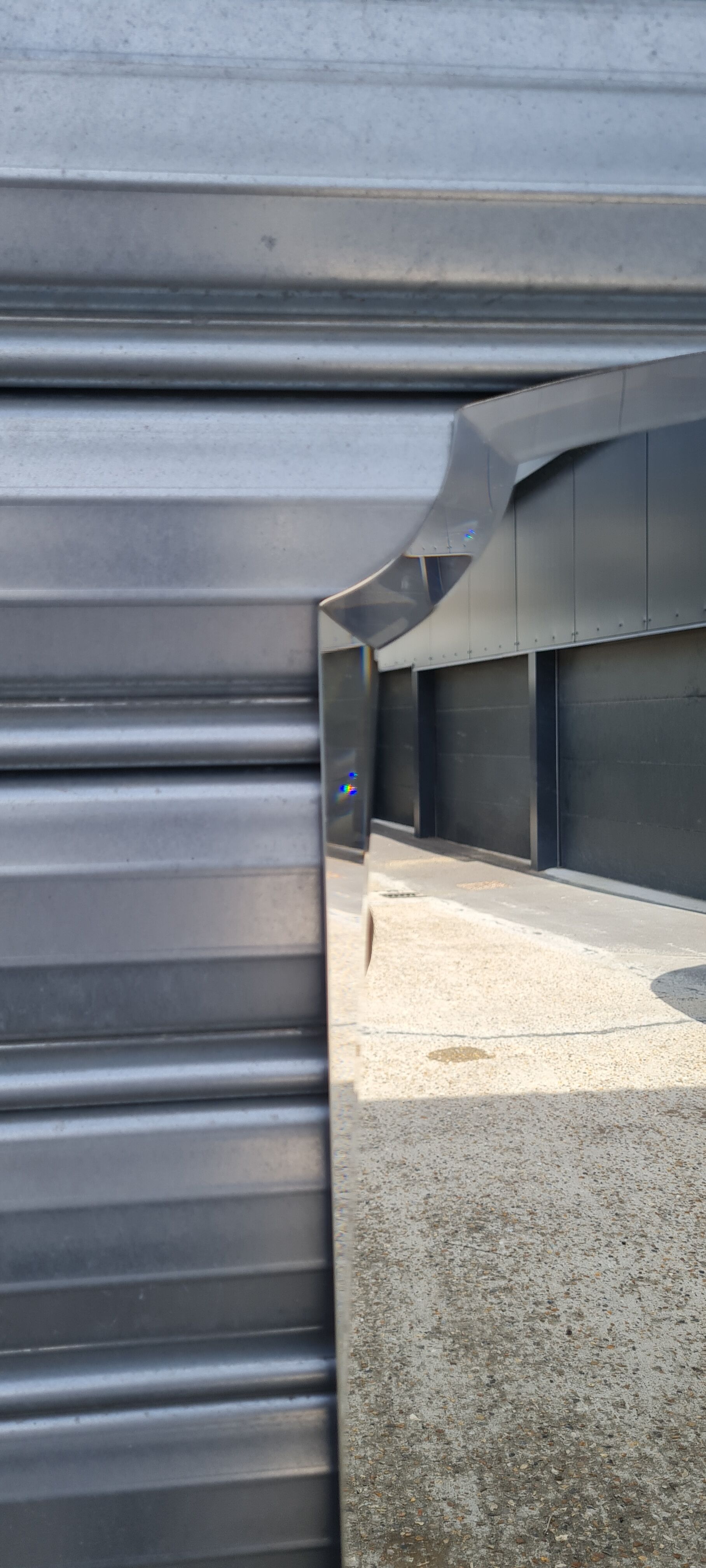 Art deco beveled mirror 42x142cm