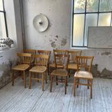 8 chaises de bistrot Luterma