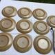 10 dessert plates sandstone village speckled blond