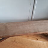 Solid wood farm bench