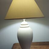 Satin ceramic lamp