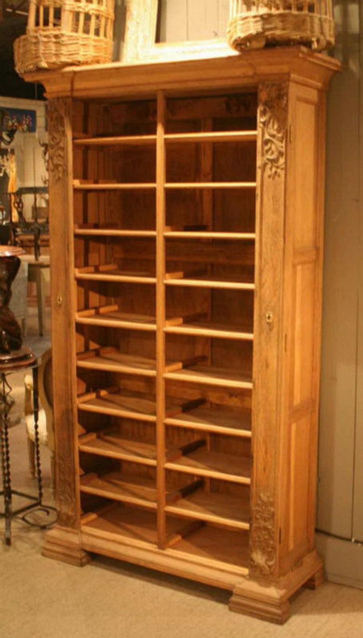 Decorative furniture in carved wood