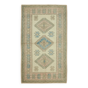 Tapis vintage anatolien turc 122 cm x 210 cm