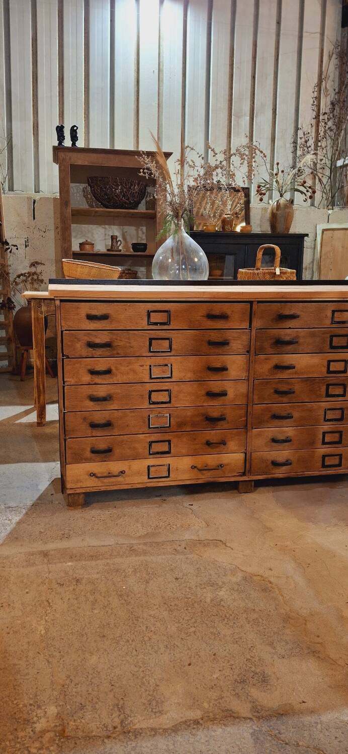 Craft cabinet with drawers
