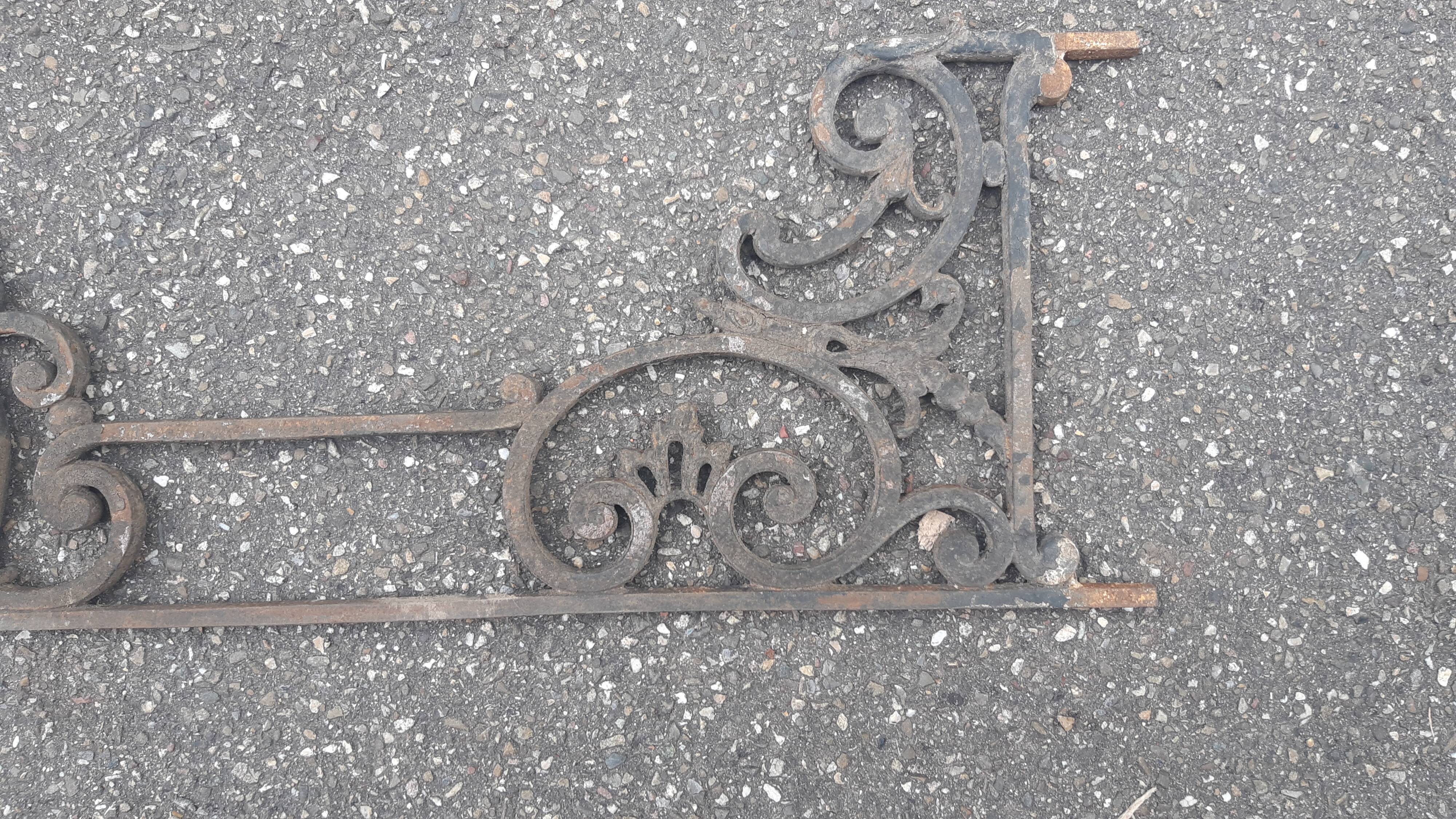Cast iron window grilles