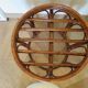 Pretty pair of 2 bamboo and rattan stools with cushions - 80s - Vintage - set of 2