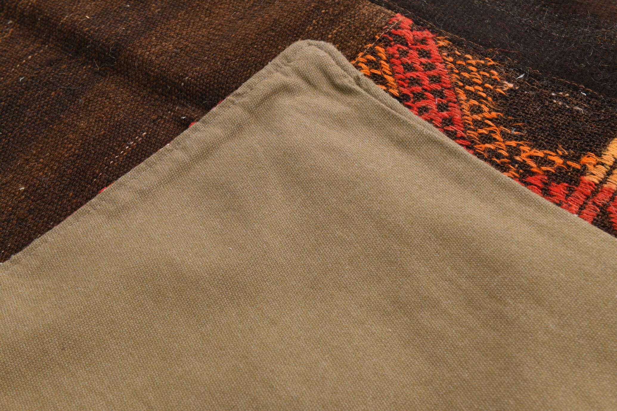 7x10 Multicolor Traditional Handmade Kilim Rug, 202x304Cm