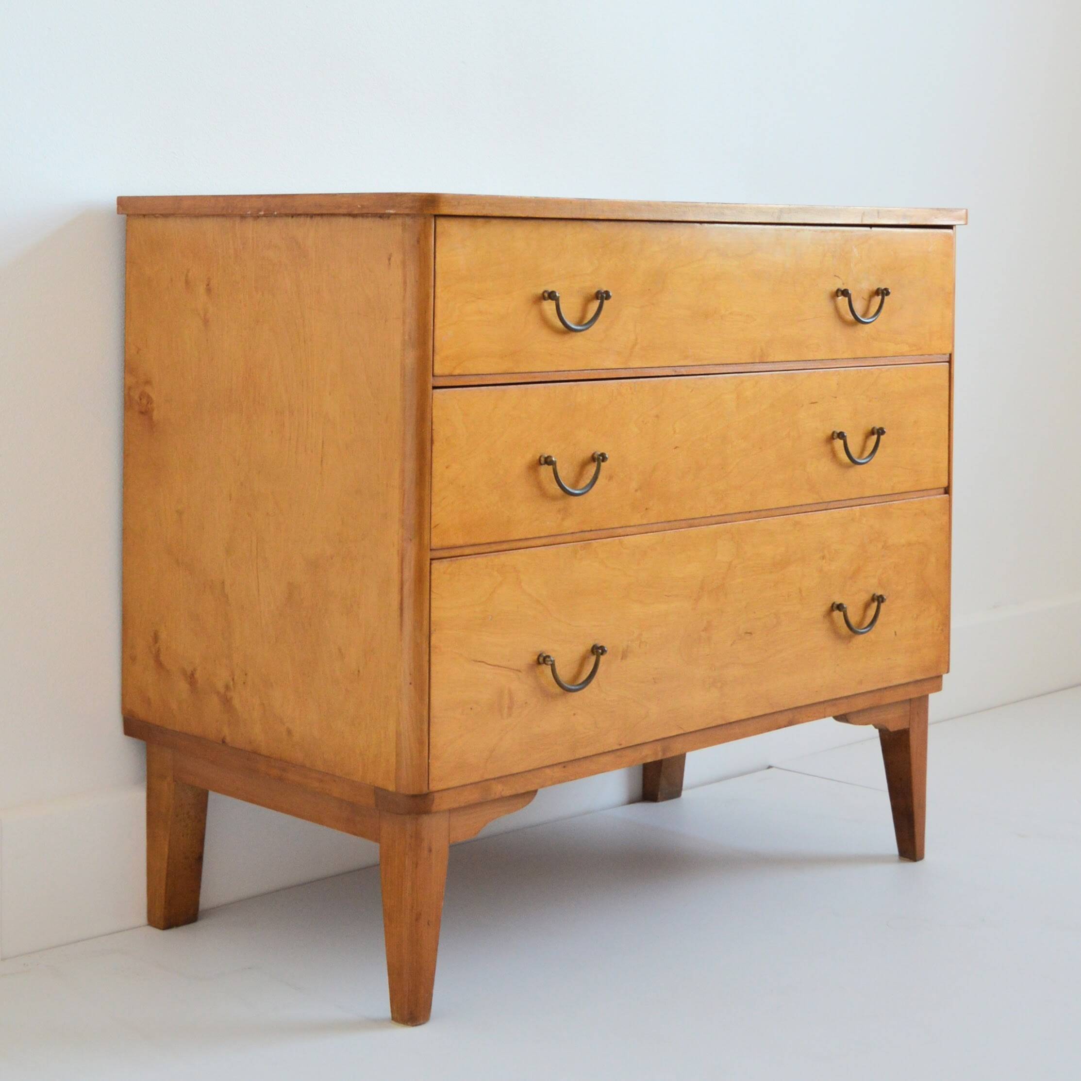 Vintage 1950s/60s 3-drawer chest