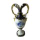 Ancient vase / amphora, blue flowers decoration, Royal Dux, Czechoslovakia Bohemia