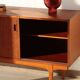 Enfilade vintage Nathan en teck (183cm) – style scandinave