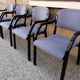 Suite de 4 fauteuils italiens vintage des années 80