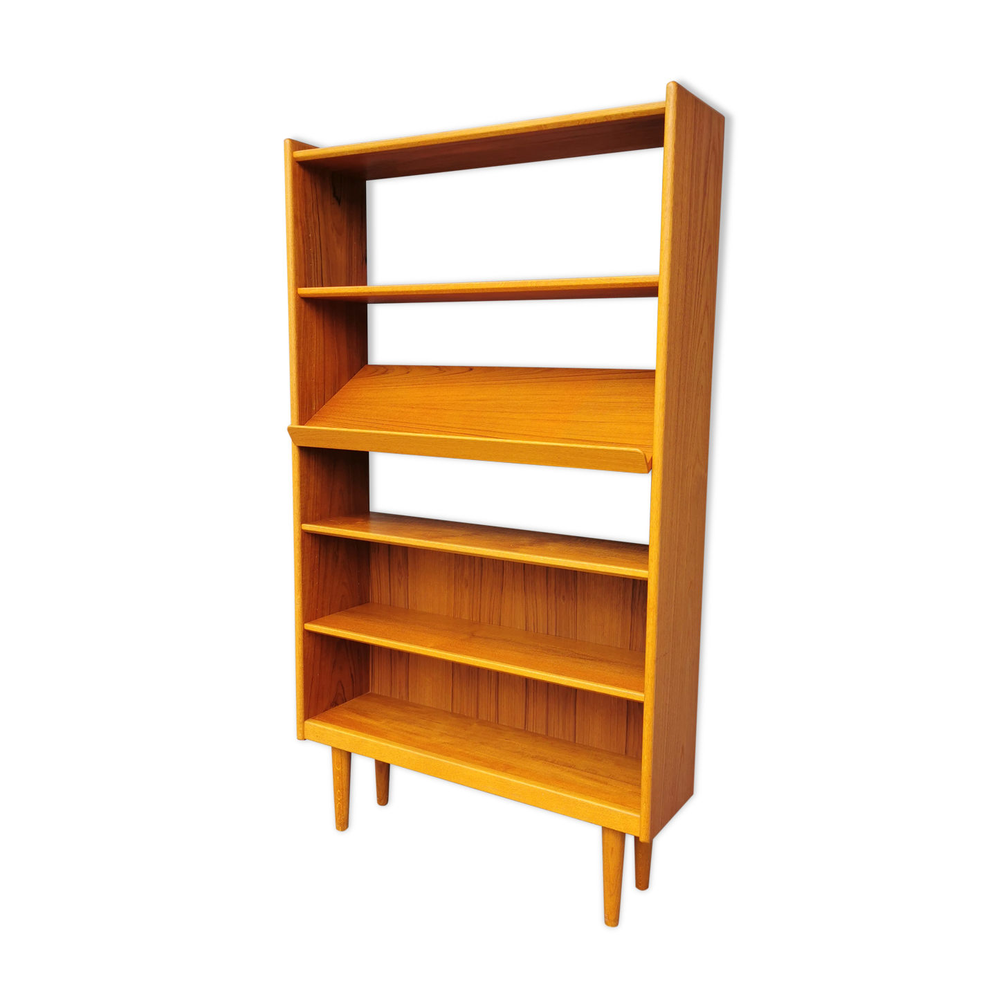 Scandinavian teak library