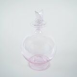 Glass carafe, Italian design, 1970s, manufactured in Italy