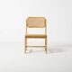 Dining chair by Zenon Baczyk, produced by GFM, Poland, 1970s, natural cane