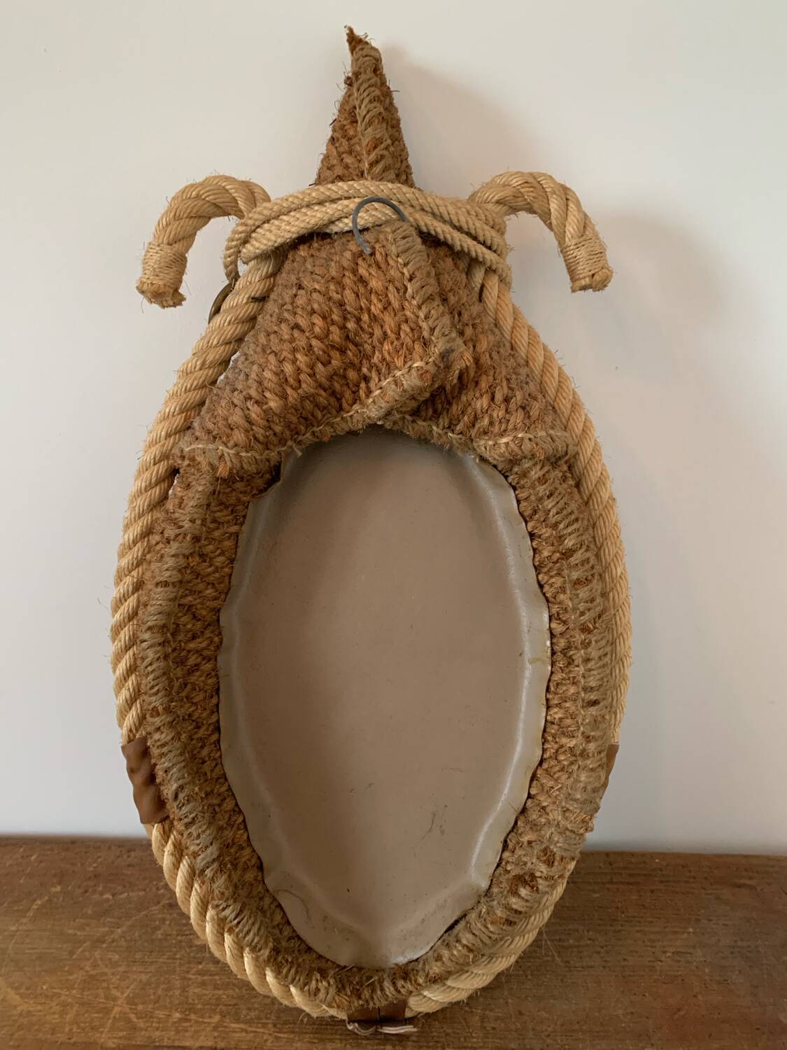 Miroir Corde Circa 1950 Vintage