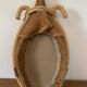 Miroir Corde Circa 1950 Vintage