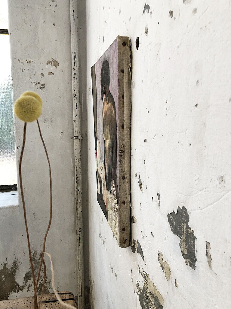 "Naked" oil painting