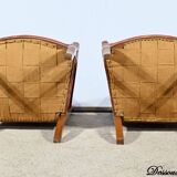 Pair of Cherry Wood Armchairs, Louis Philippe Period – 1st Part 19th