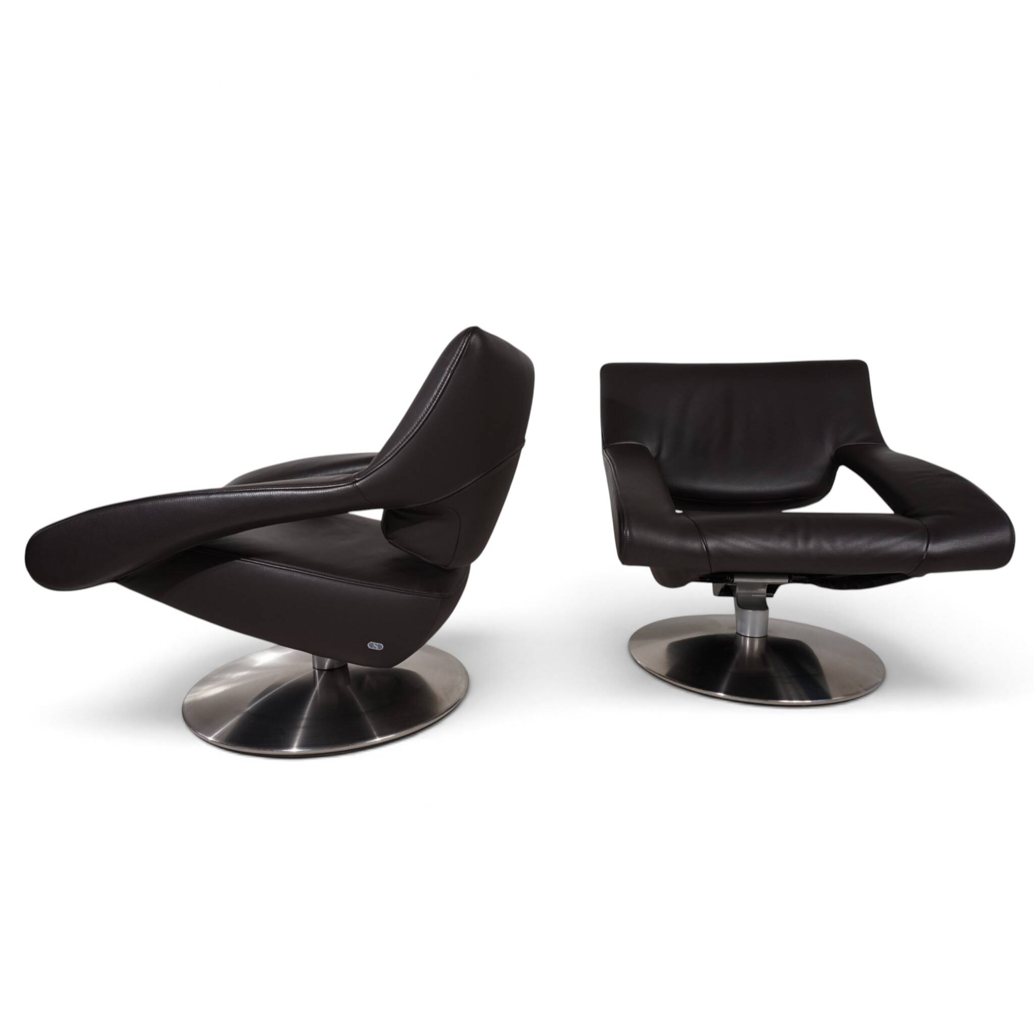 De Sede DS-255 Avantgarde Lounge Chair in Dark Brown Leather, 2000