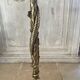 Art Nouveau style solid brass umbrella stand
