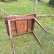 Occasional french farmhouse country table in 1880s