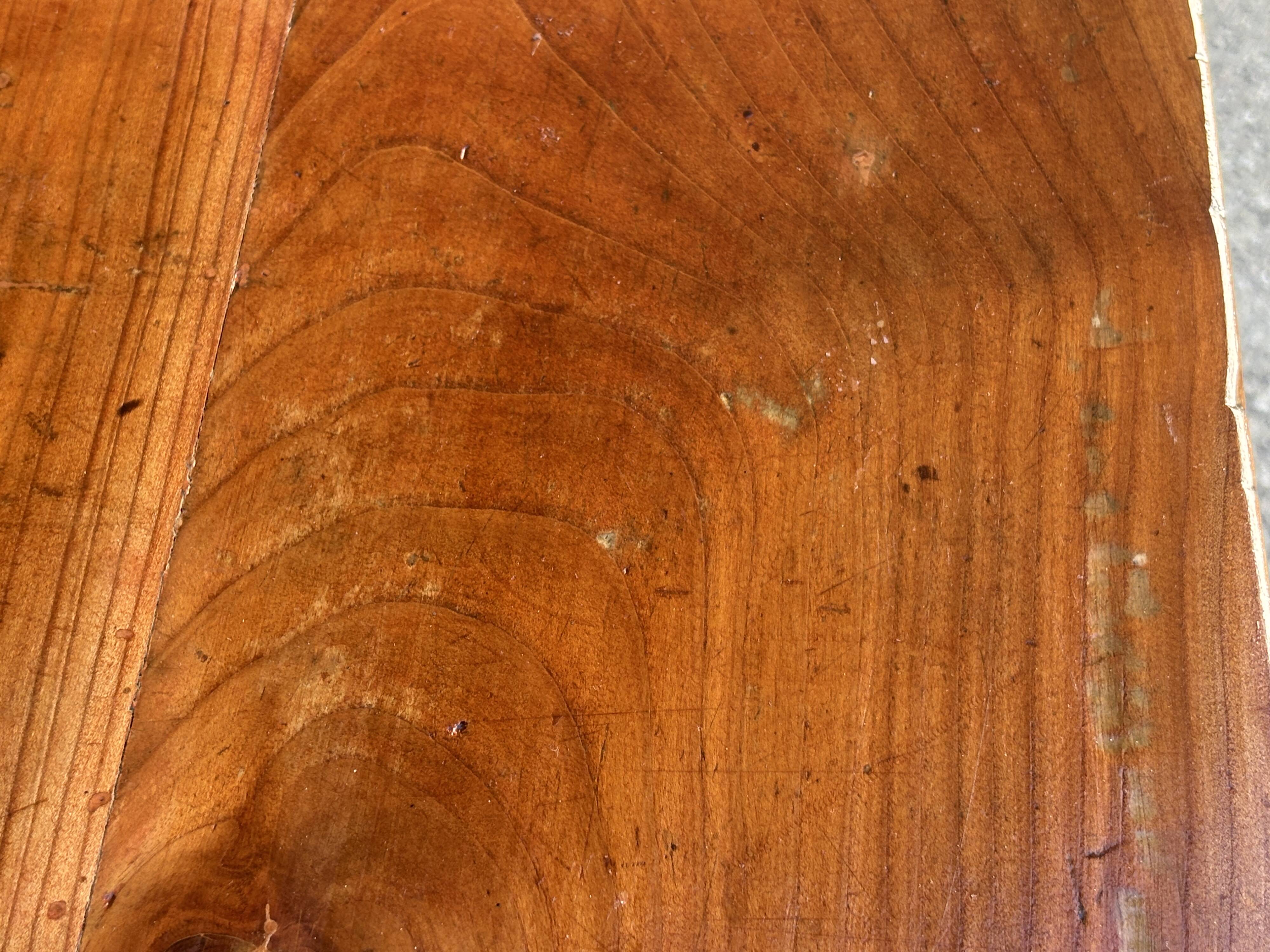 Grande table de ferme alsacienne 160 cm merisier