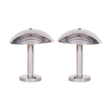 Pair of Art Deco table lamps made in 1930s Czechia and restored.