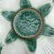 Vintage oyster service in majolica