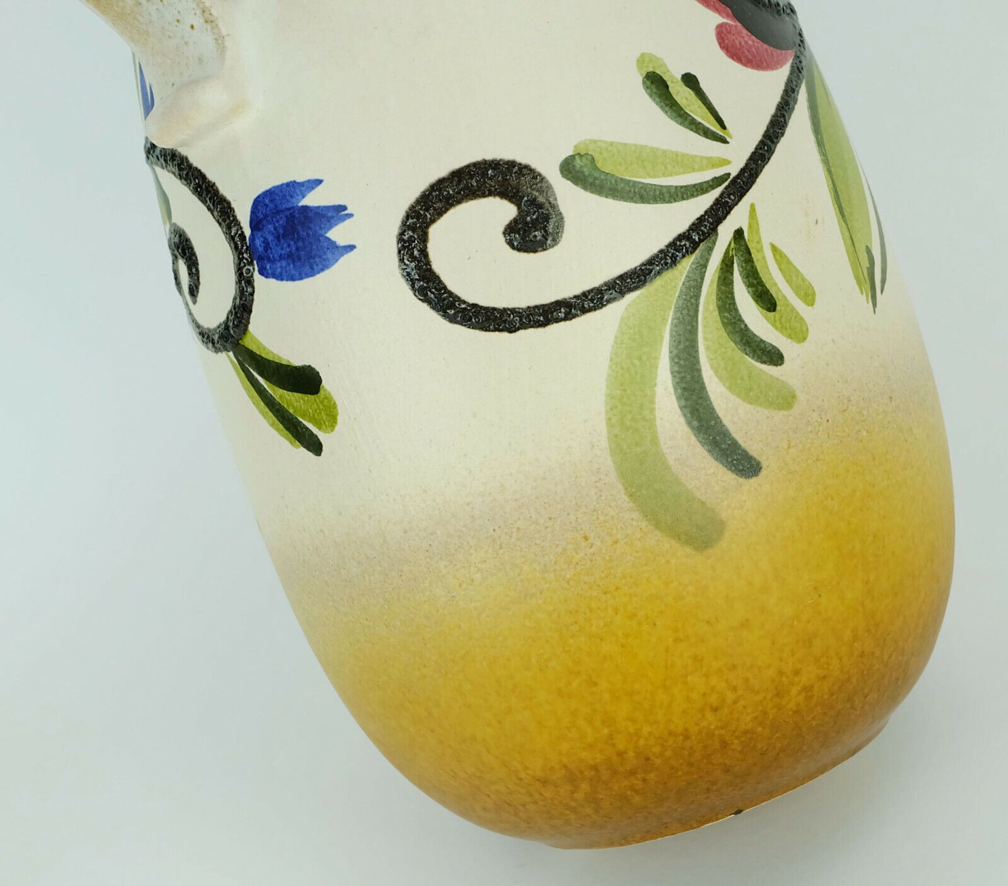 Scheurich vase colorful fat lava flower decor model 484-27