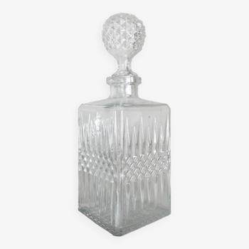 Glass whiskey decanter