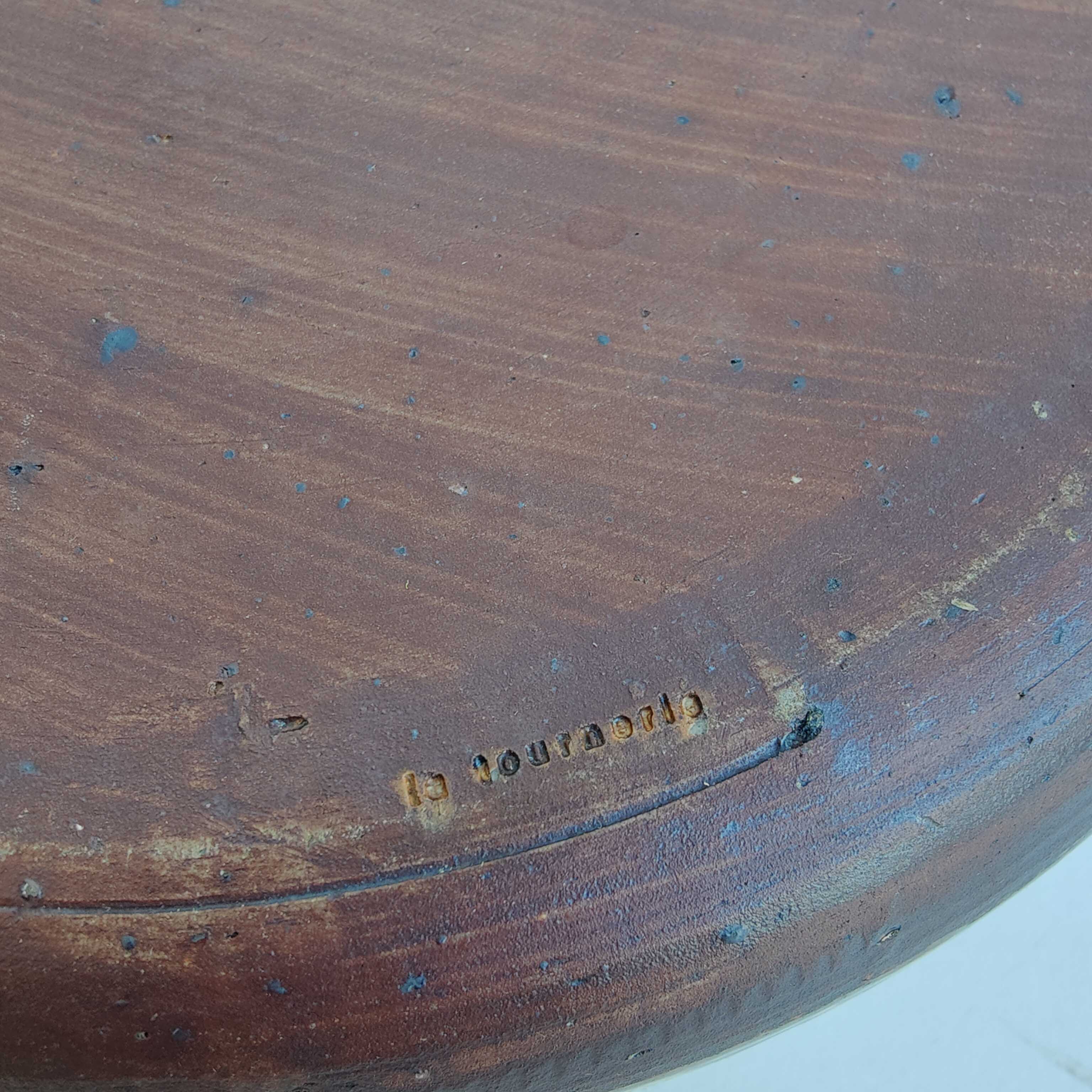 Sandstone dish signed turnery diameter 26cm