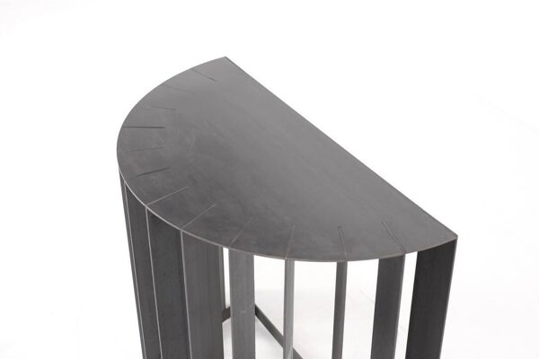 Console '' Blue Moon '' par Franck Robichez pour Dritsh, Paris 1990s.