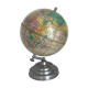 Vintage Globe 1950 Earth Girard Barrère Cream - 28 cm